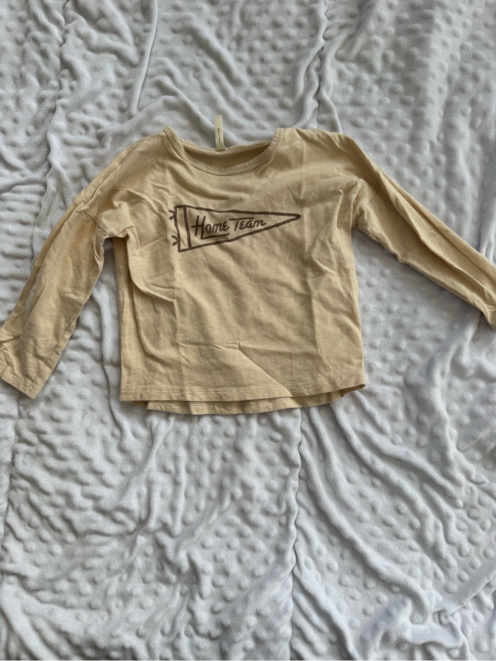 Rylee + Cru Cream 'Home Team' Long-Sleeve Tee